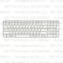 Клавиатура для ноутбука HP Pavilion G6-2392er Белая, с рамкой