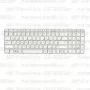 Клавиатура для ноутбука HP Pavilion G6-2392sr Белая, с рамкой