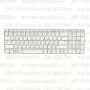 Клавиатура для ноутбука HP Pavilion G6-2393er Белая, с рамкой