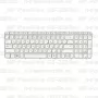Клавиатура для ноутбука HP Pavilion G6-2393nr Белая, с рамкой