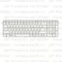 Клавиатура для ноутбука HP Pavilion G6-2395er Белая, с рамкой