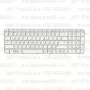 Клавиатура для ноутбука HP Pavilion G6-2395sr Белая, с рамкой