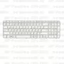 Клавиатура для ноутбука HP Pavilion G6t-2100 Белая, с рамкой