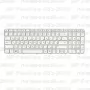 Клавиатура для ноутбука HP Pavilion G6z-2000 Белая, с рамкой
