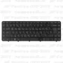 Клавиатура для ноутбука HP Pavilion DV6-3007 Чёрная, с рамкой