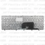 Клавиатура для ноутбука HP Pavilion DV6-3011 Чёрная, с рамкой