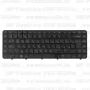 Клавиатура для ноутбука HP Pavilion DV6-3030er Чёрная, с рамкой