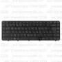 Клавиатура для ноутбука HP Pavilion DV6-3321 Чёрная, с рамкой