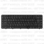 Клавиатура для ноутбука HP Pavilion DV6-3385 Чёрная, с рамкой
