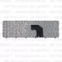 Клавиатура для ноутбука HP Pavilion G6-2003sr черная, с рамкой
