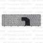 Клавиатура для ноутбука HP Pavilion G6-2039 черная, с рамкой