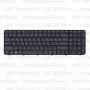 Клавиатура для ноутбука HP Pavilion G6-2076sr черная, с рамкой
