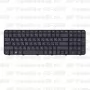 Клавиатура для ноутбука HP Pavilion G6-2108 черная, с рамкой