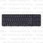Клавиатура для ноутбука HP Pavilion G6-2132sr черная, с рамкой
