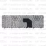 Клавиатура для ноутбука HP Pavilion G6-2132sr черная, с рамкой