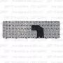 Клавиатура для ноутбука HP Pavilion G6-2200 черная, с рамкой