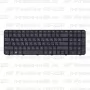 Клавиатура для ноутбука HP Pavilion G6-2221 черная, с рамкой