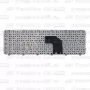 Клавиатура для ноутбука HP Pavilion G6-2222 черная, с рамкой