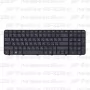 Клавиатура для ноутбука HP Pavilion G6-2239sr черная, с рамкой