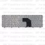 Клавиатура для ноутбука HP Pavilion G6-2319nr черная, с рамкой