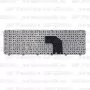 Клавиатура для ноутбука HP Pavilion G6-2390sr черная, с рамкой