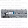 Клавиатура для ноутбука HP 15-d023 Черная, с рамкой