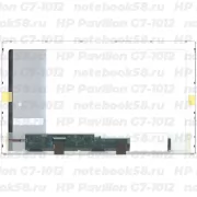 Матрица для ноутбука HP Pavilion G7-1012 (1600x900 HD+) TN, 40pin, Глянцевая