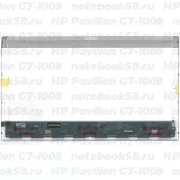 Матрица для ноутбука HP Pavilion G7-1008 (1600x900 HD+) TN, 40pin, Глянцевая