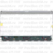 Матрица для ноутбука HP Pavilion G7-1151 (1600x900 HD+) TN, 40pin, Глянцевая