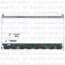 Матрица для ноутбука HP Pavilion G7-2051sr (1600x900 HD+) TN, 40pin, Матовая