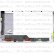 Матрица для ноутбука HP Pavilion G7-1000er (1600x900 HD+) TN, 40pin, Глянцевая