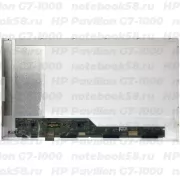 Матрица для ноутбука HP Pavilion G7-1000 (1600x900 HD+) TN, 40pin, Глянцевая