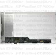 Матрица для ноутбука HP Pavilion G7-1000er (1600x900 HD+) TN, 40pin, Глянцевая