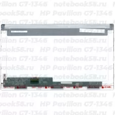 Матрица для ноутбука HP Pavilion G7-1346 (1600x900 HD+) TN, 40pin, Матовая