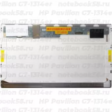 Матрица для ноутбука HP Pavilion G7-1314er (1600x900 HD+) TN, 40pin, Матовая