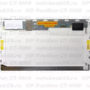 Матрица для ноутбука HP Pavilion G7-1000 (1600x900 HD+) TN, 40pin, Матовая