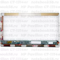 Матрица для ноутбука HP Pavilion G7-1314er (1600x900 HD+) TN, 40pin, Глянцевая