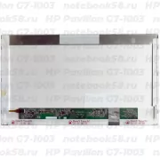 Матрица для ноутбука HP Pavilion G7-1003 (1600x900 HD+) TN, 40pin, Матовая