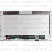 Матрица для ноутбука HP Pavilion G7-1008 (1600x900 HD+) TN, 40pin, Матовая