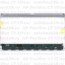 Матрица для ноутбука HP Pavilion G7-1314er (1600x900 HD+) TN, 40pin, Глянцевая