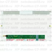 Матрица для ноутбука HP Pavilion G7-1009 (1600x900 HD+) TN, 40pin, Глянцевая