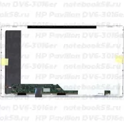 Матрица для ноутбука HP Pavilion DV6-3016er (1366x768 HD) TN, 40pin, Матовая