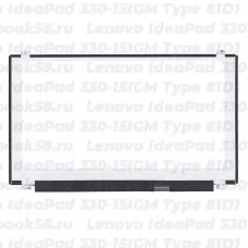 Матрица для ноутбука Lenovo IdeaPad 330-15IGM Type 81D1 (1920x1080 Full HD) TN, 30pin eDP, Slim, Глянцевая