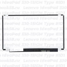 Матрица для ноутбука Lenovo IdeaPad 330-15IGM Type 81D1 (1920x1080 Full HD) TN, 30pin eDP, Slim, Матовая