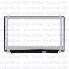 Матрица для ноутбука Lenovo IdeaPad 330-15IGM Type 81D1 (1920x1080 Full HD) TN, 30pin eDP, Slim, Матовая