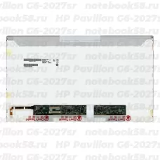 Матрица для ноутбука HP Pavilion G6-2027sr (1366x768 HD) TN, 40pin, Глянцевая