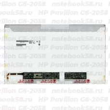 Матрица для ноутбука HP Pavilion G6-2058 (1366x768 HD) TN, 40pin, Глянцевая