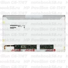 Матрица для ноутбука HP Pavilion G6-1167 (1366x768 HD) TN, 40pin, Глянцевая