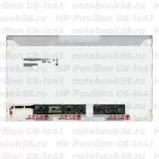 Матрица для ноутбука HP Pavilion G6-1c41 (1366x768 HD) TN, 40pin, Глянцевая