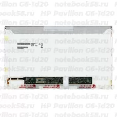 Матрица для ноутбука HP Pavilion G6-1d20 (1366x768 HD) TN, 40pin, Глянцевая
